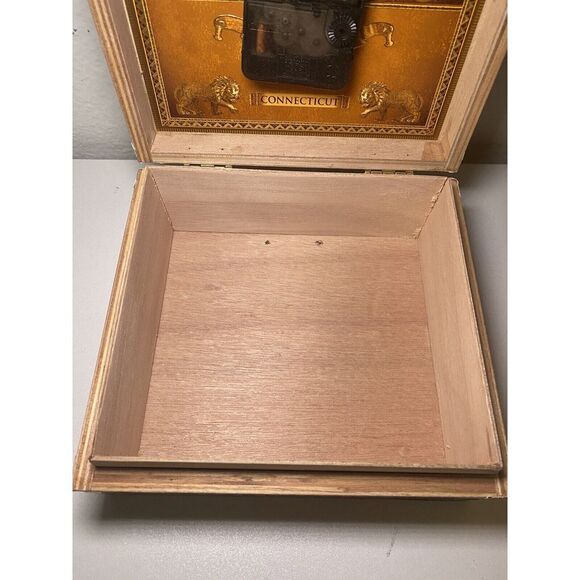 PERDOMO HABANO BOURBON BARREL-AGED MADURO GORDO CIGAR BOX CLOCK FROM NICARAGUA - Picture 9 of 16